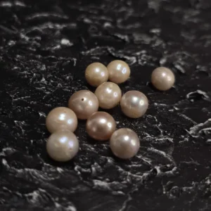 Perła Naturalna Fioletowa Okrągła 10mm