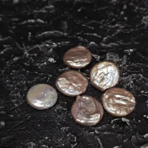 Perła Naturalna Fioletowa Pastylka 16-17x3-4 mm