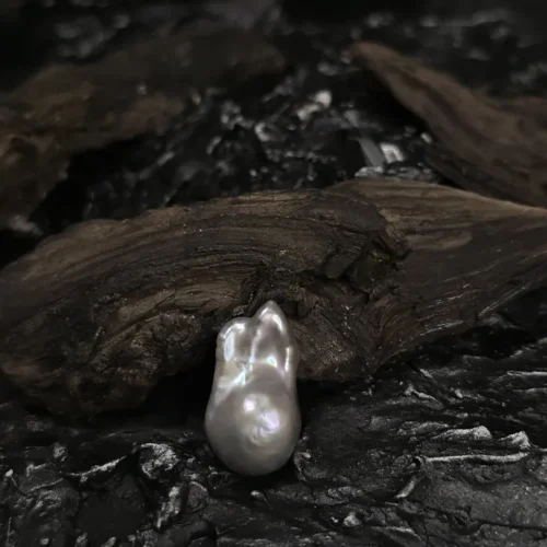 Perła Barokowa Szara  wysokej jakośći  25x14x14mm