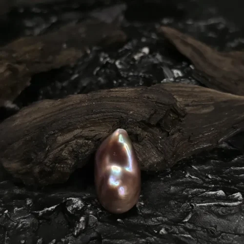 Perła Barokowa Fioletowa wysokej jakośći  27x15x14mm