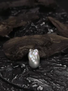 Perła Barokowa Szara  wysokej jakośći 24x14x13mm