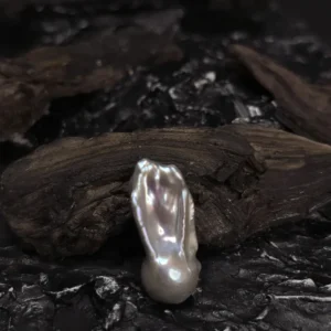 Perła Barokowa Szara  wysokej jakośći 33x14x14mm