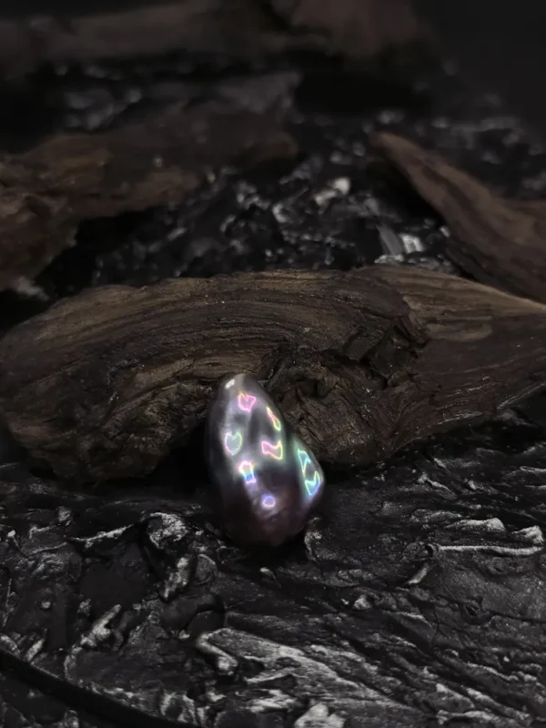 Perła Barokowa Ciemnogranatowy paw wysokej jakośći 25x17x13 mm