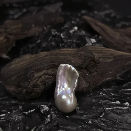 Perła Barokowa Szara  wysokej jakośći 30x14x14mm