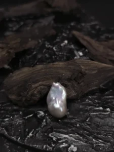 Perła Barokowa Szara  wysokej jakośći 27x15x13mm