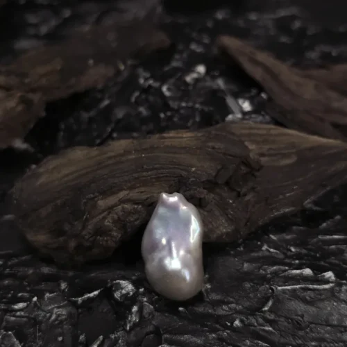 Perła Barokowa Szara  wysokej jakośći 27x15x13mm