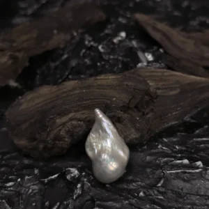 Perła Barokowa Szara  wysokej jakośći 30x18x12mm