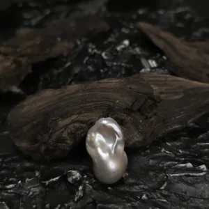 Perła Barokowa Szara  wysokej jakośći 26x15x14mm