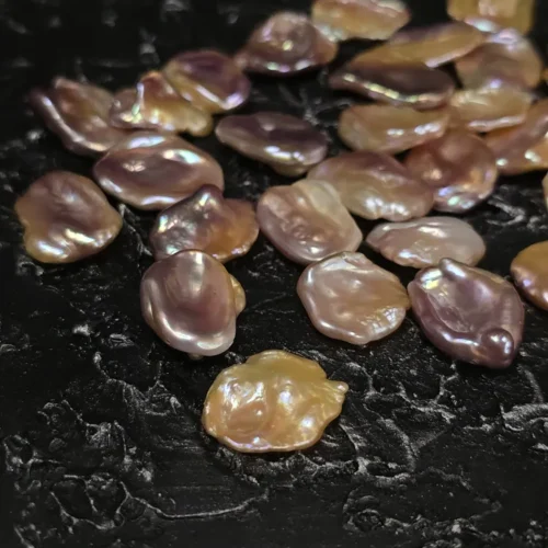 Perła Naturalna Fioletowo-złoty Petal 20-30mm