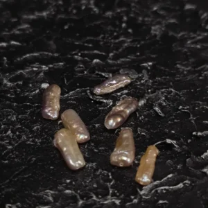 Perła Naturalna Fioletowo-złoty Biwa 20x30 mm