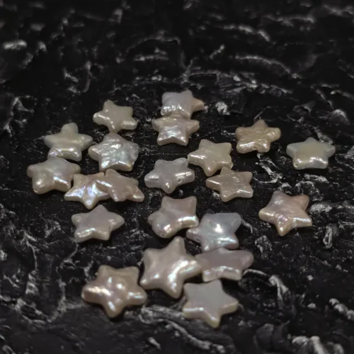 Perła Barokowa Naturalna Biała Gwiazdka 12 mm