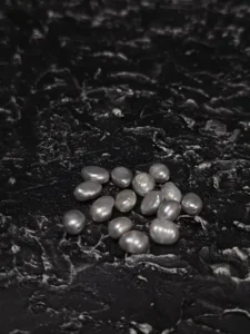 Perła Słodkowodna Szara Niereguluwany 9x6mm