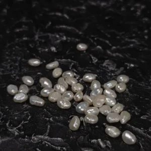 Perła Słodkowodna Biała 7x4 mm