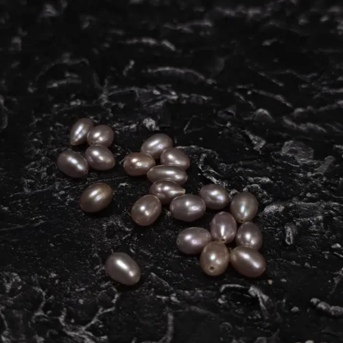Perła Naturalna Fioletowa Ryż  7x5 mm