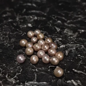 Perła Naturalna Hodowana Fioletowy Okrągła 6 mm