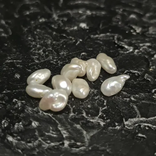 Perła Keshi Biały  10-16 mm