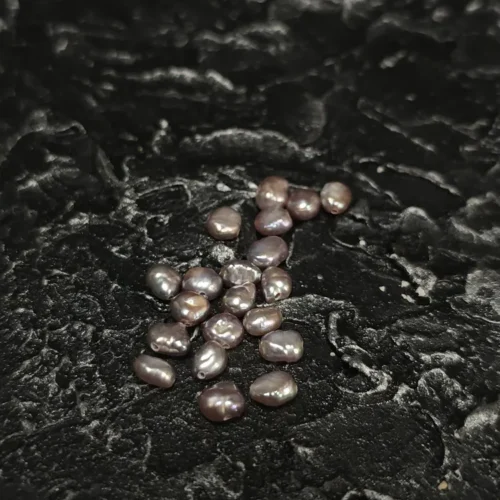 Perła Słodkowodna Ciemnofioletowa 6x3 mm