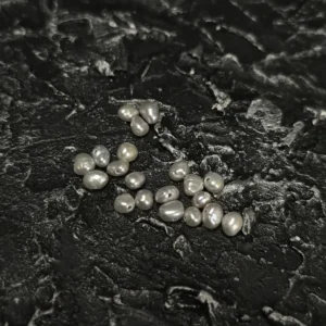 Perła Słodkowodna Szara 3x4 mm
