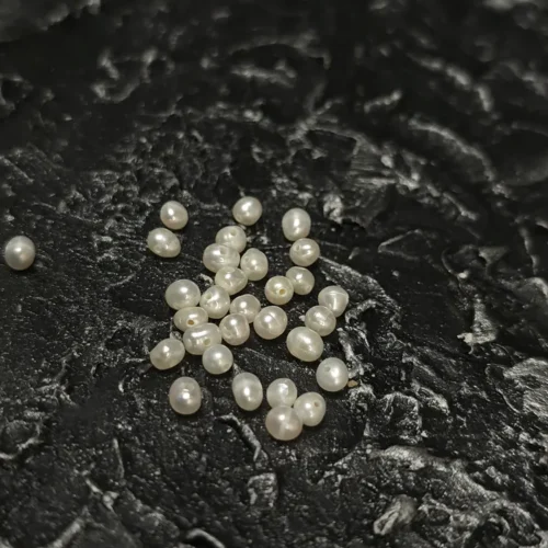 Perła Hodowlana Biała Potato 5x3mm