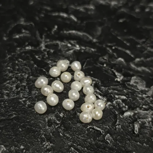 Perła Hodowlana Biała Potato 5x6mm