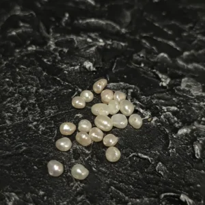 Perła Słodkowodna Biała 3x5 mm