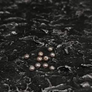 Perła hodowlana Półwiercona Fioletowa 4mm