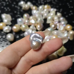 Perła Barokowa Szara17-22mm