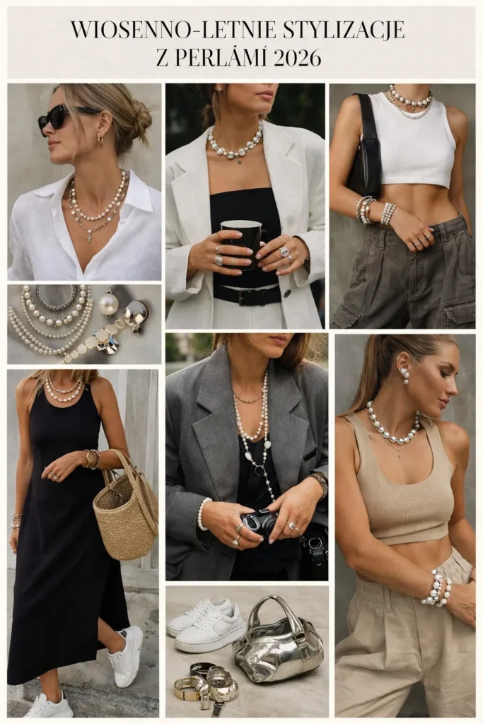 Perły w stylizacjach wiosna–lato 2026 – jak je nosić|TwoPearls